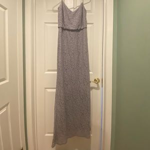 Adrianna Papell Lavender Blouson Dress